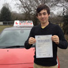 passed Gillingham 21st Feb '13<br/><br/>