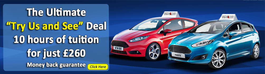 Book your first 10 driving lessons for only &pound;240